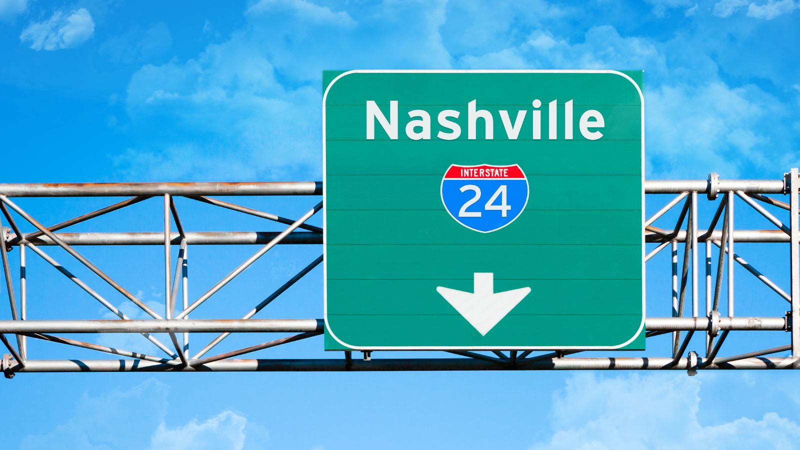Nashville highway sign